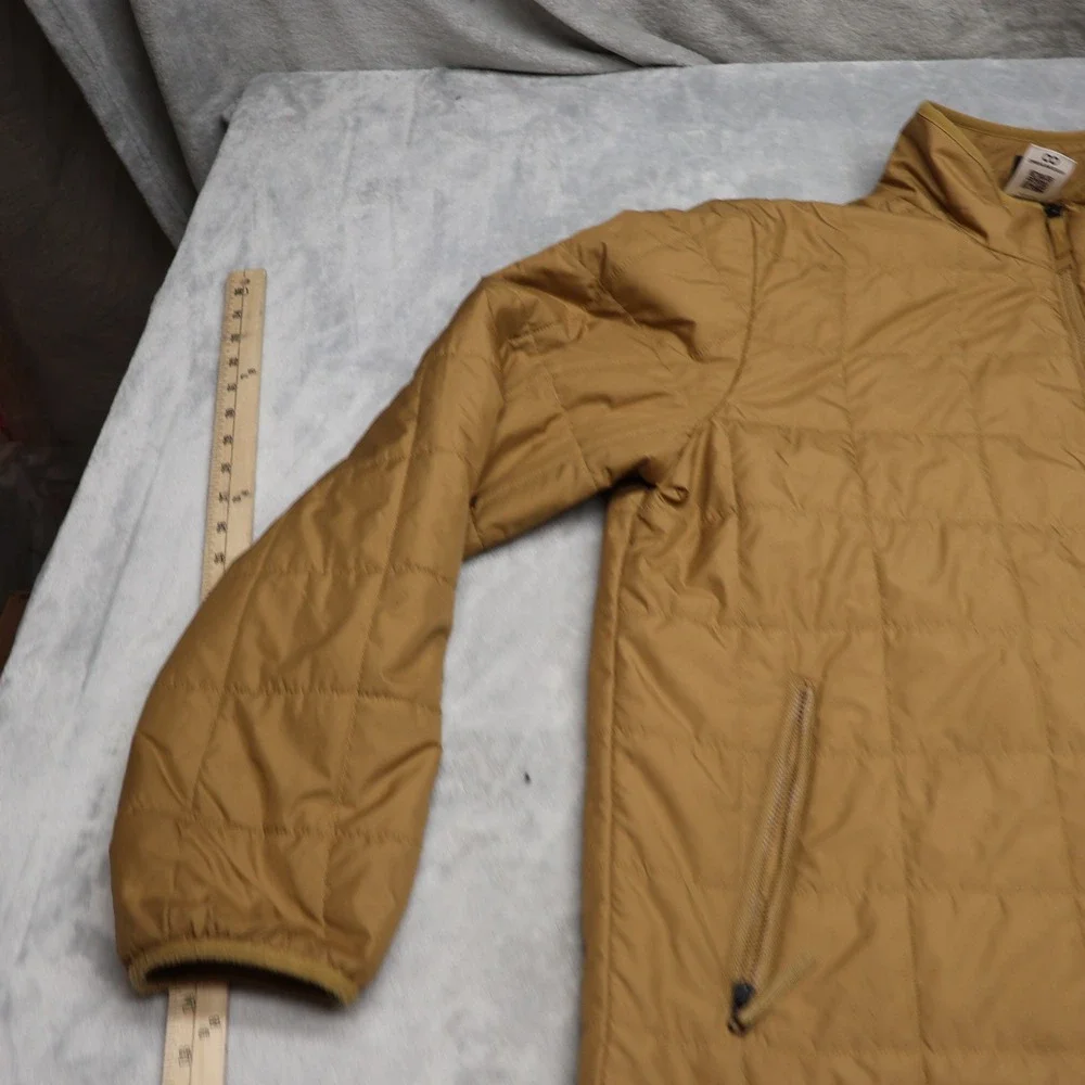 North Face Junction Jacket Mens Large Brown Insulated Hiking Quilted Puffer Warm